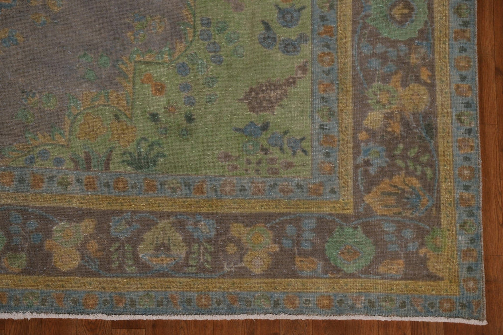 Over-Dyed Tabriz Persian Area Rug 8x11