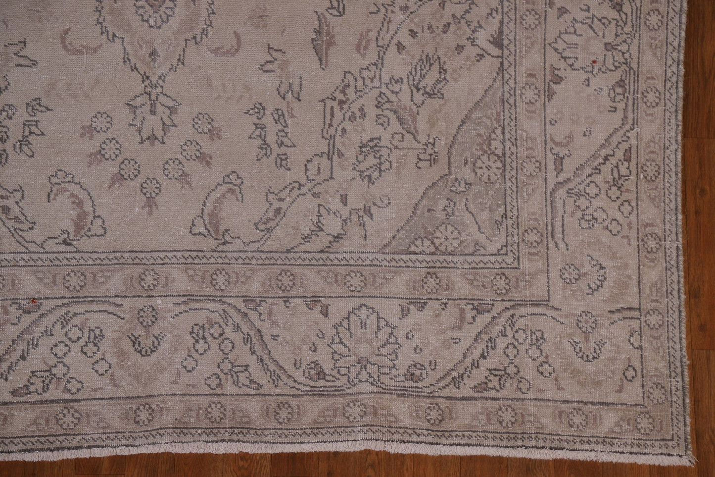 Distressed Wool Tabriz Persian Area Rug 7x10