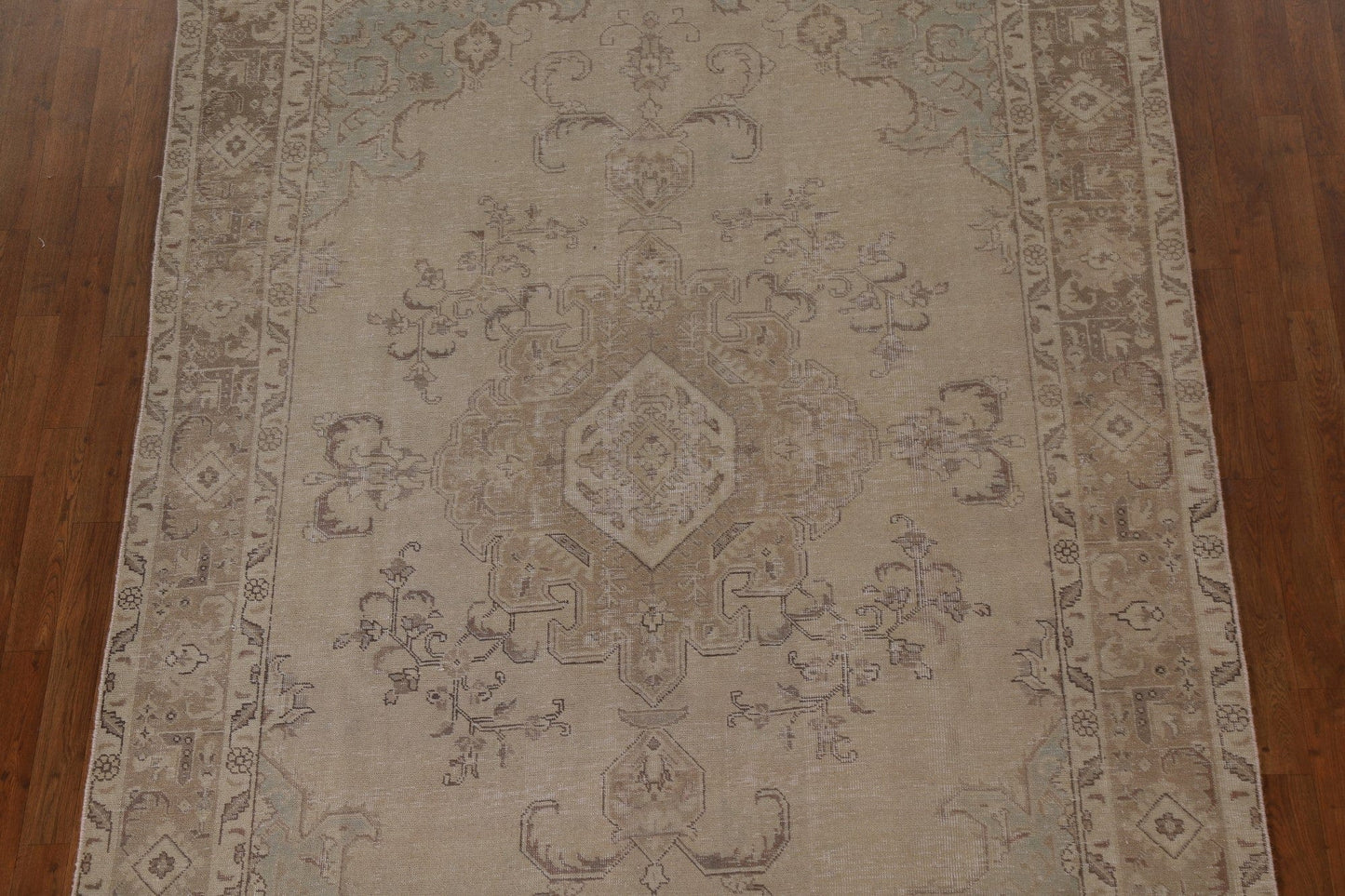 Distressed Tabriz Persian Area Rug 6x10