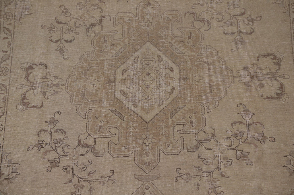 Distressed Tabriz Persian Area Rug 6x10