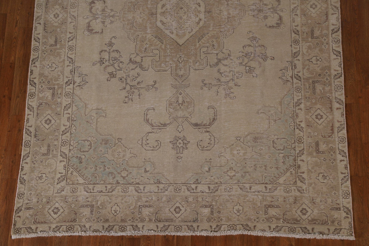 Distressed Tabriz Persian Area Rug 6x10