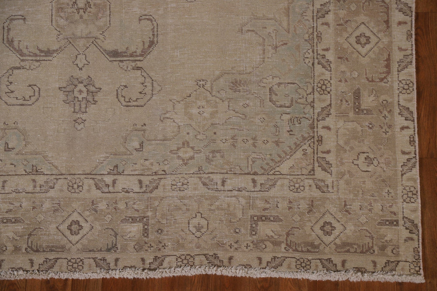 Distressed Tabriz Persian Area Rug 6x10