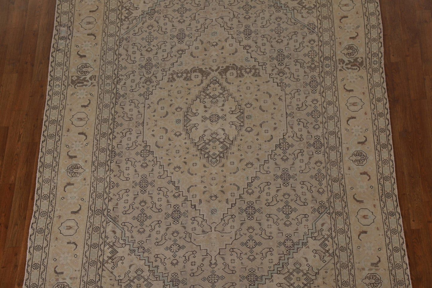 Distressed Tabriz Persian Area Rug 6x10