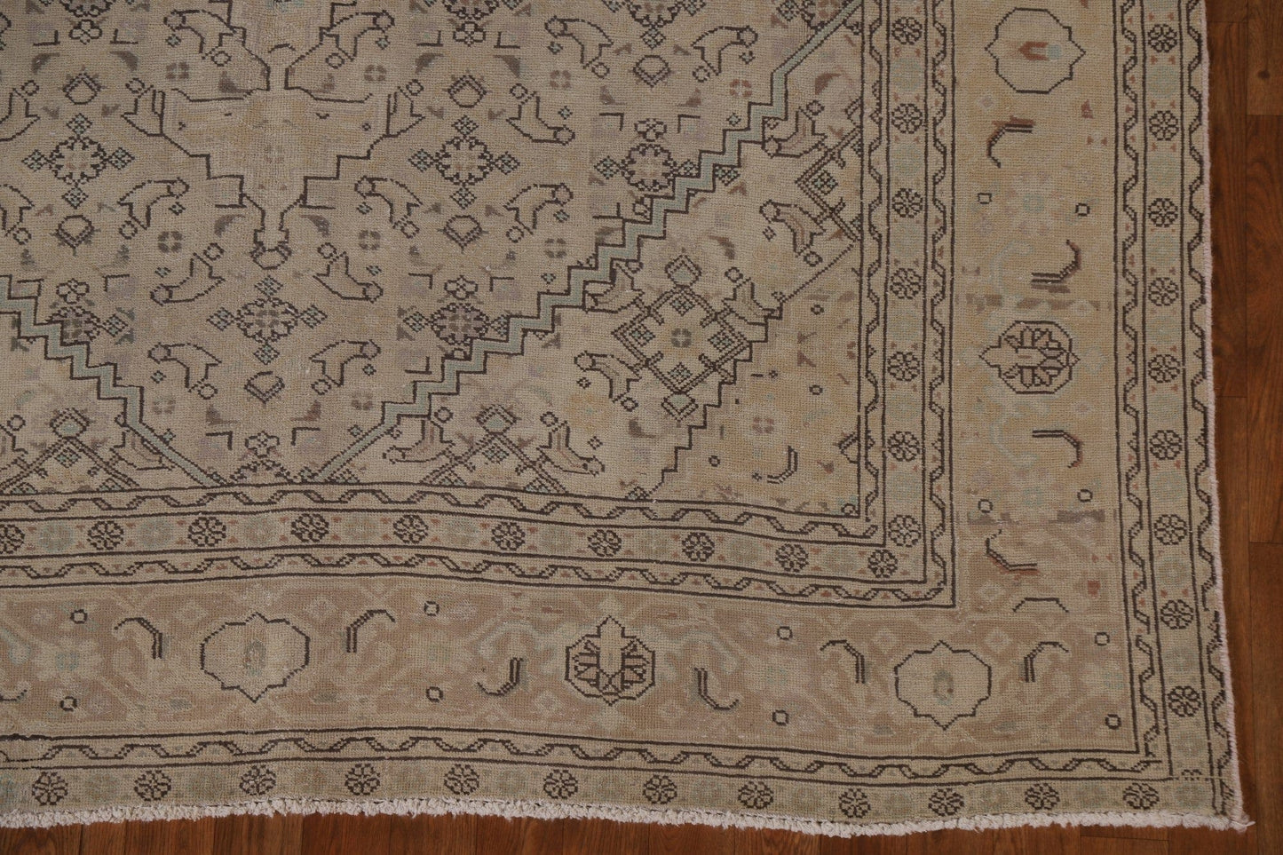 Distressed Tabriz Persian Area Rug 6x10