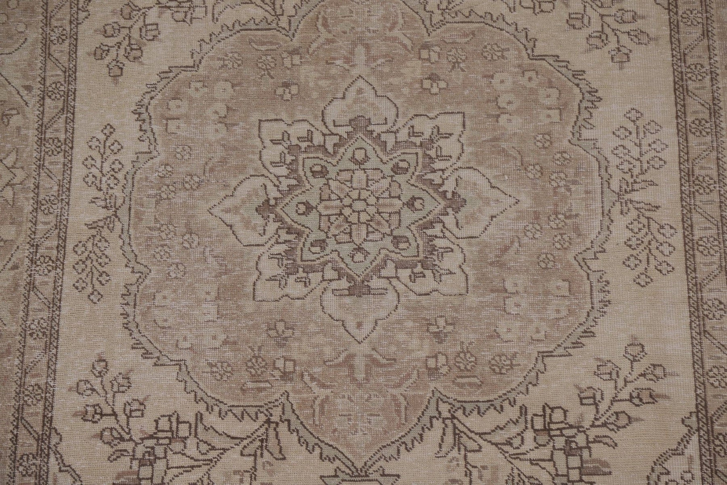 Distressed Tabriz Persian Area Rug 6x9