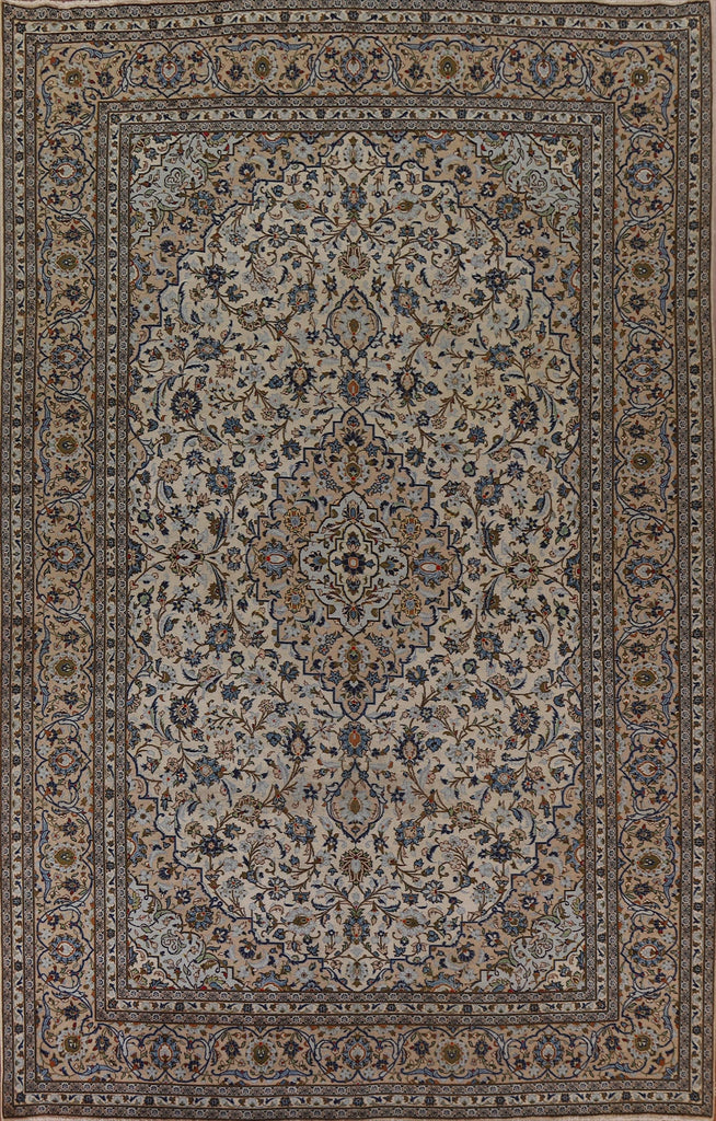 Vintage Najafabad Persian Area Rug 9x13