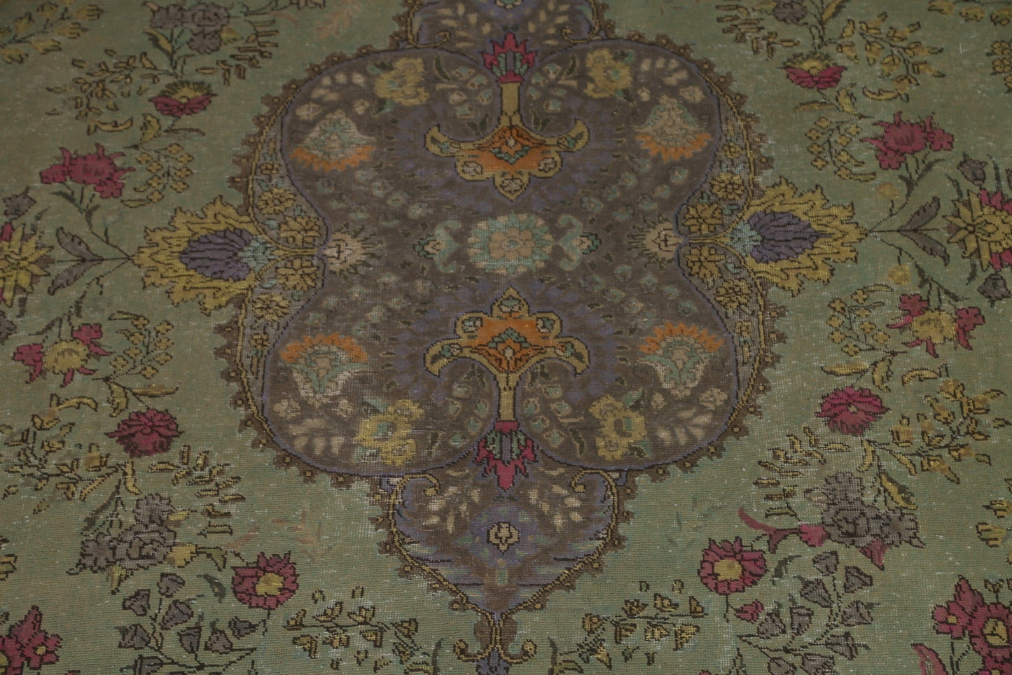 Over-Dyed Tabriz Persian Area Rug 10x13