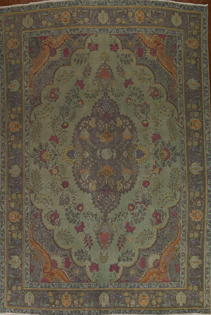 Over-Dyed Tabriz Persian Area Rug 10x13