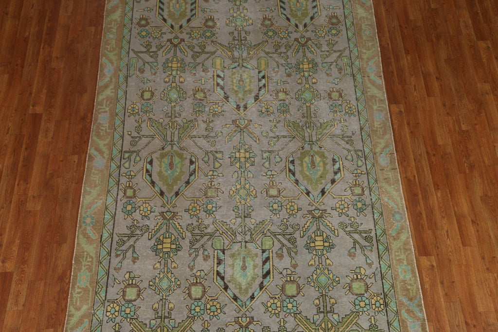 Distressed Over-Dyed Tabriz Persian Area Rug 6x10