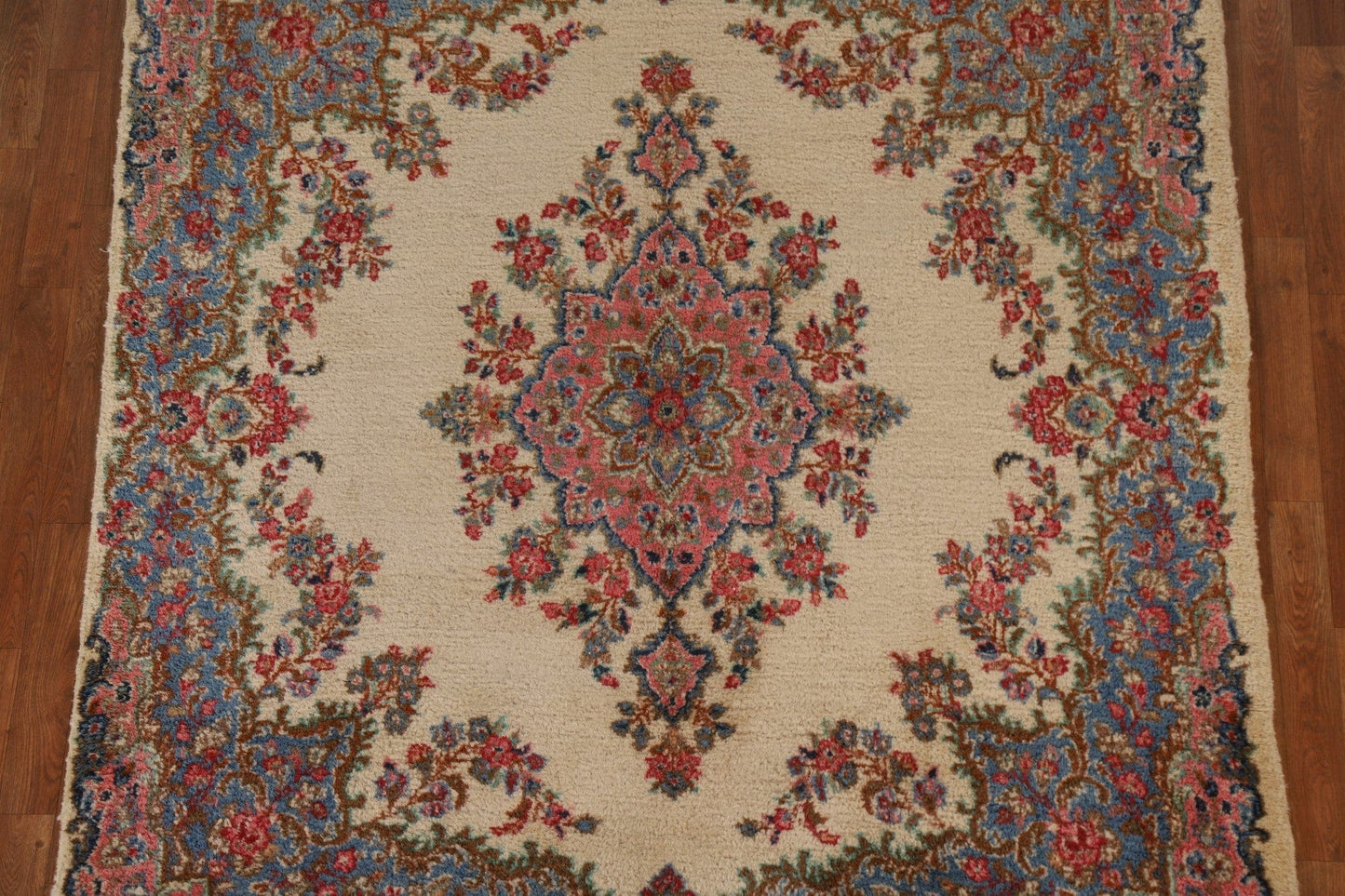 Vegetable Dye Kerman Persian Square Area Rug 6x6