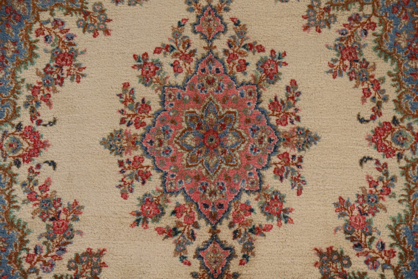 Vegetable Dye Kerman Persian Square Area Rug 6x6