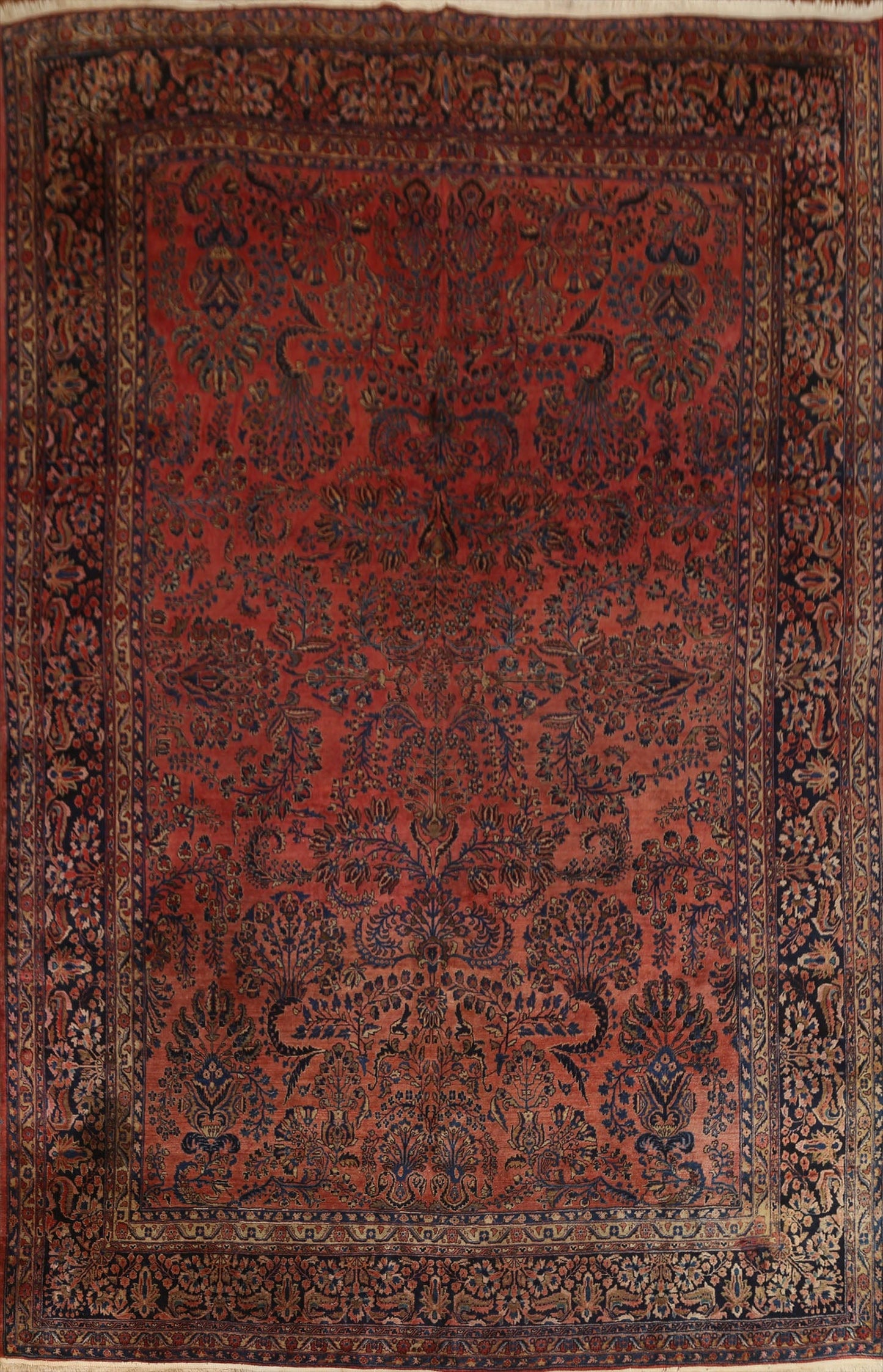 Antique Sarouk Persian Large Rug 11x13