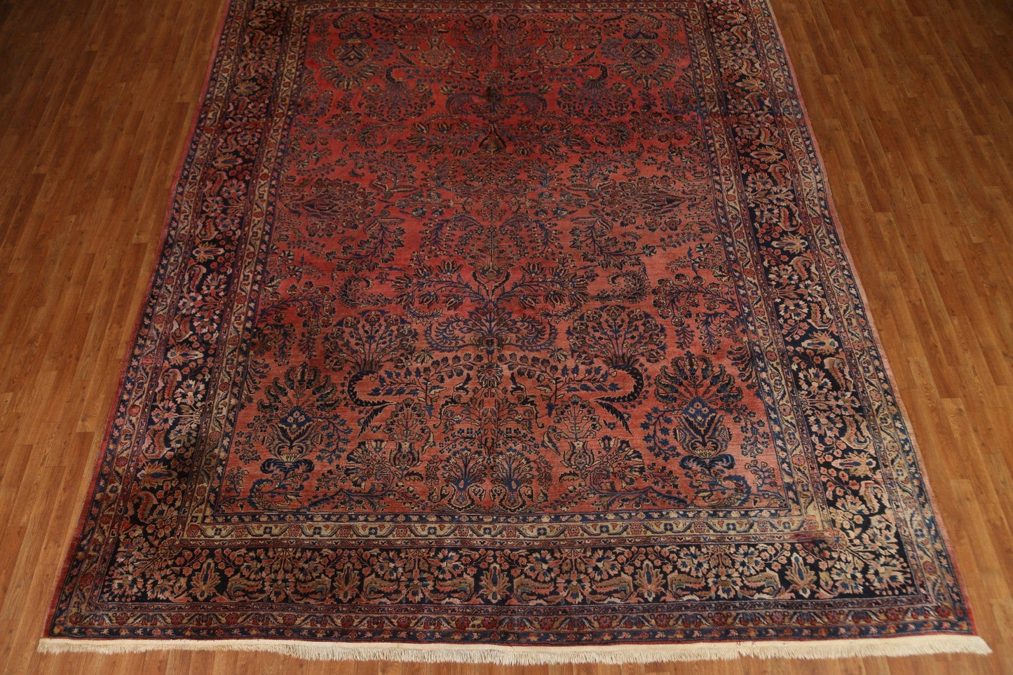 Antique Sarouk Persian Large Rug 11x13