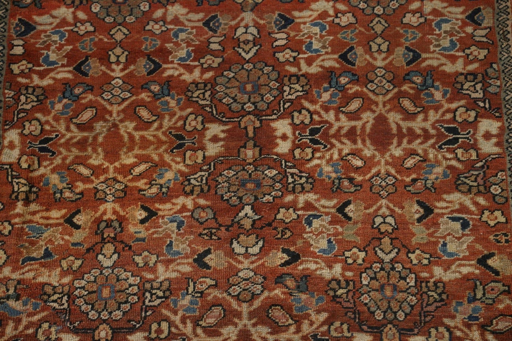 Antique Floral Mahal Persian Area Rug 8x11