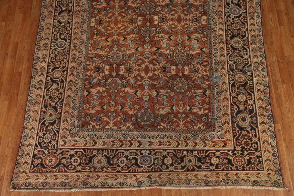 Antique Floral Mahal Persian Area Rug 8x11