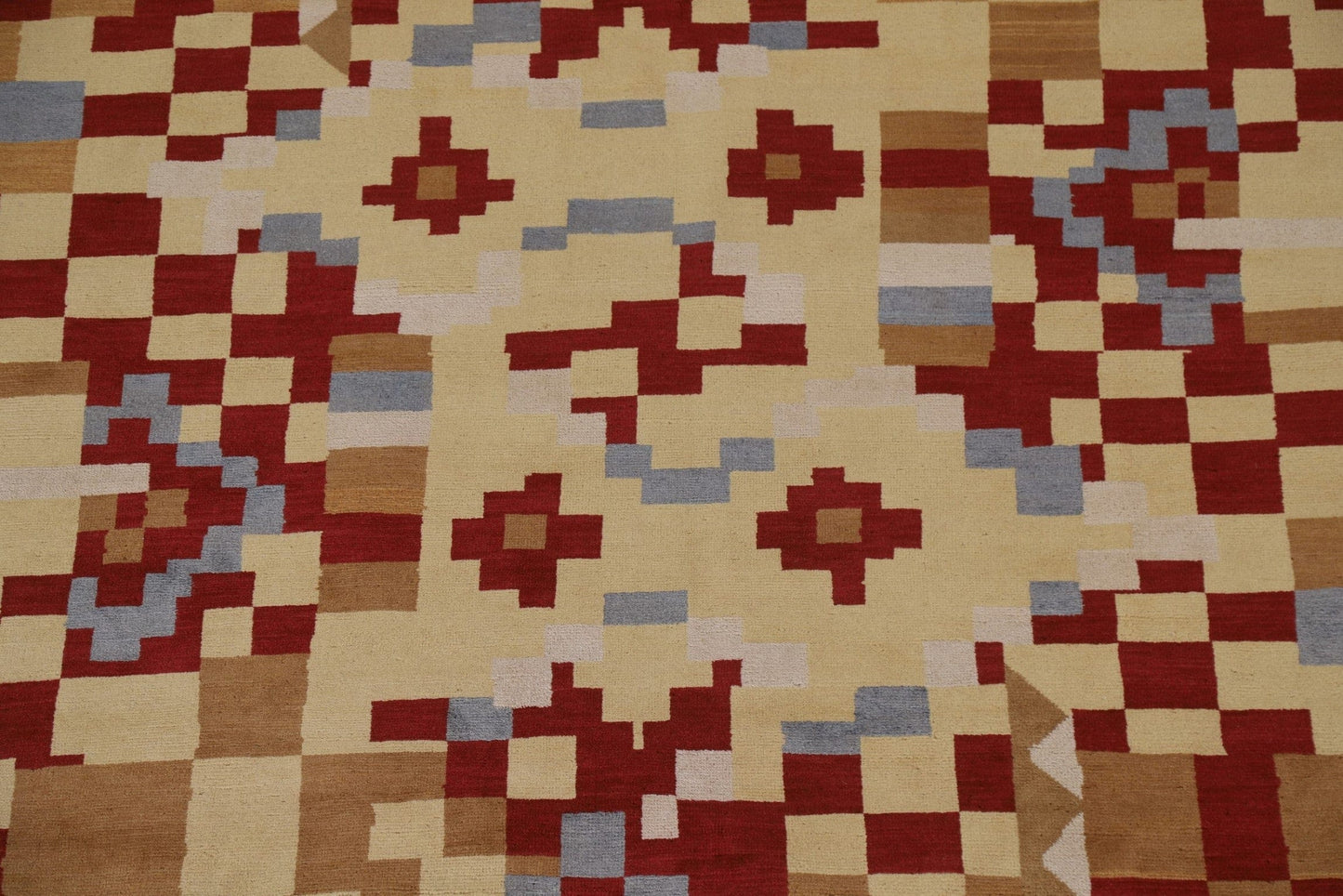 Abstract Gabbeh Geometric Area Rug 8x10