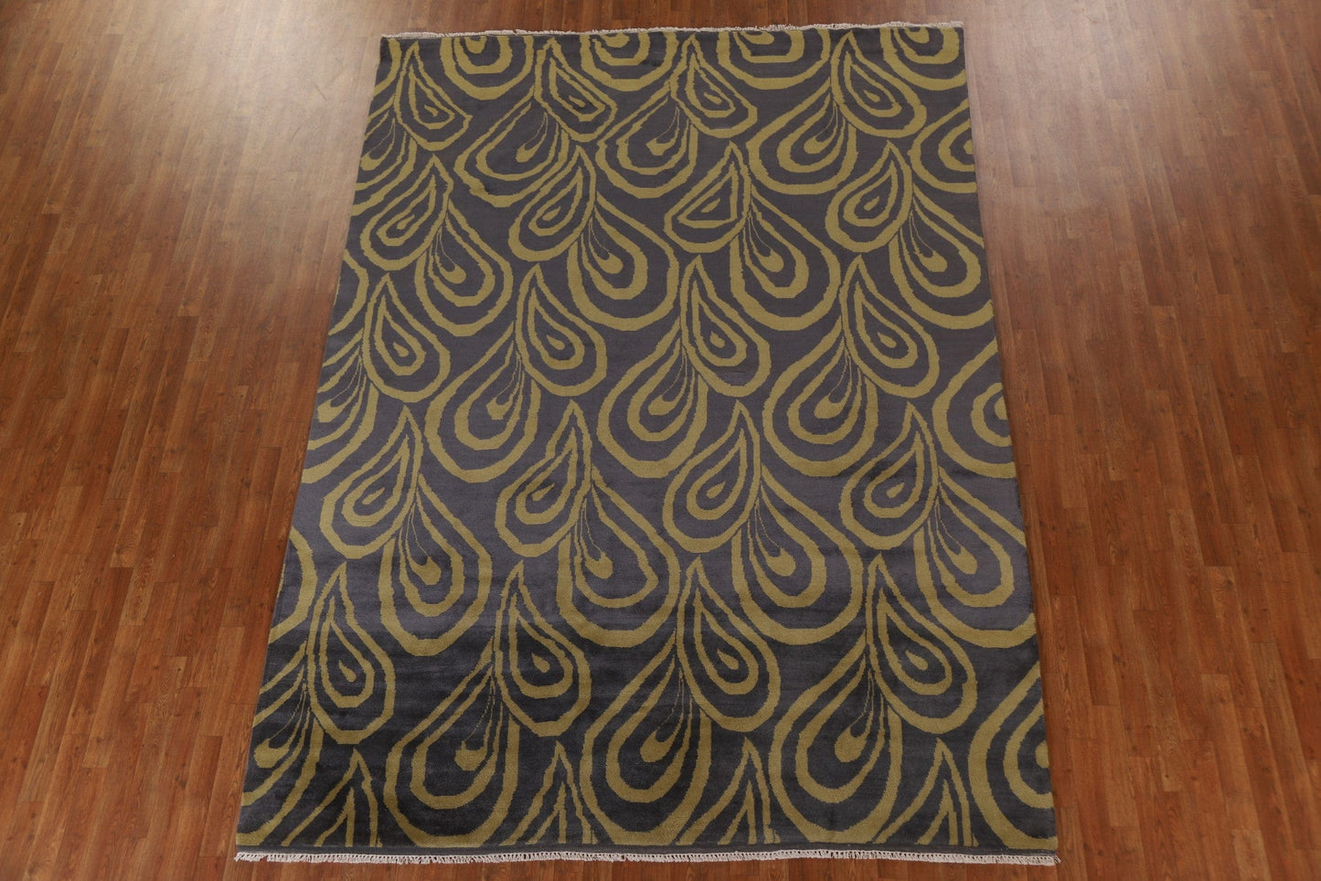 All-Over Gabbeh Modern Area Rug 8x11