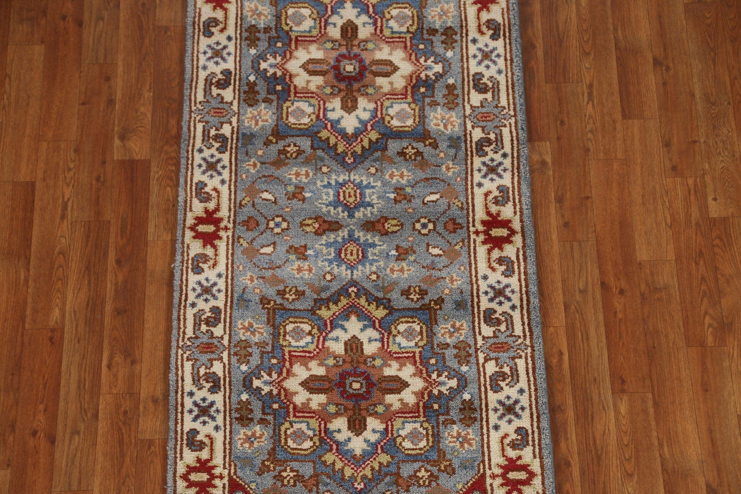 Blue Heriz Serapi Oriental Wool Rug 3x6