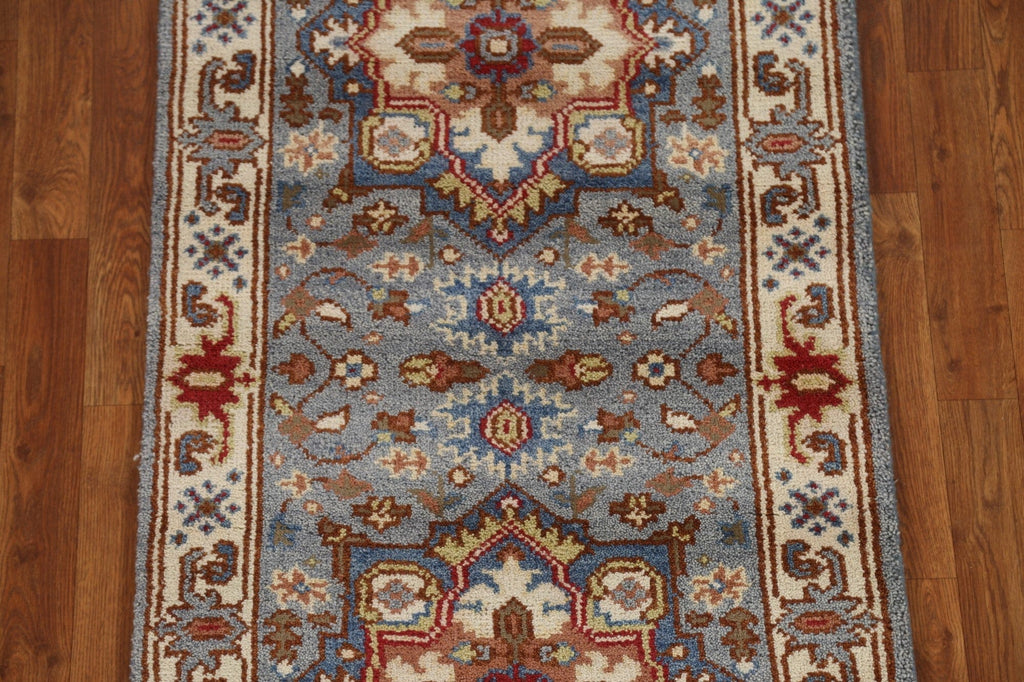 Blue Heriz Serapi Oriental Wool Rug 3x6