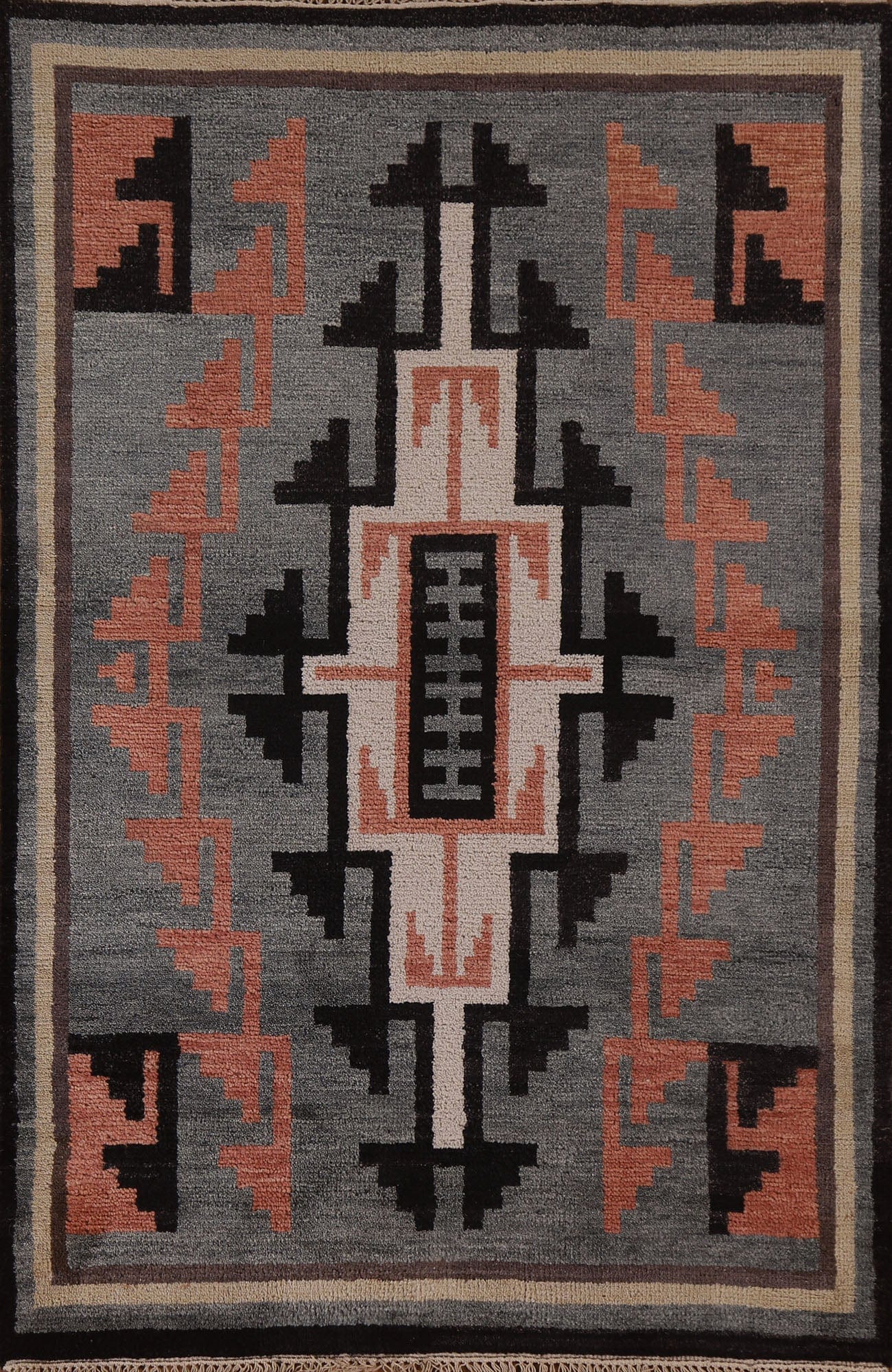 Handmade Navajo Oriental Area Rug 4x6