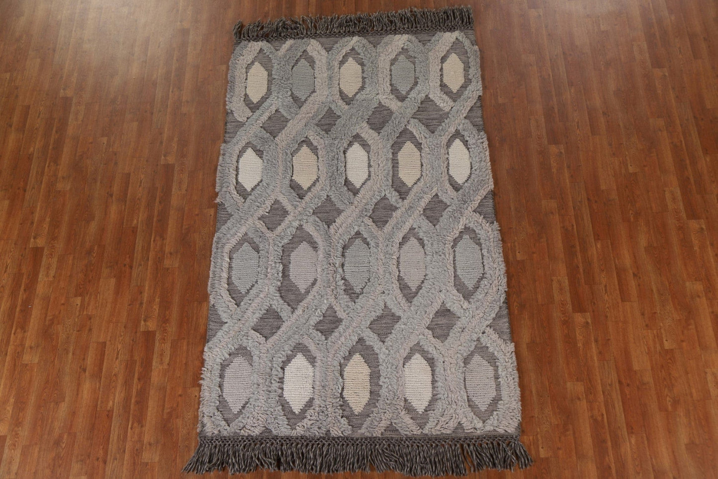 Trellis Moroccan Wool Area Rug 5x8