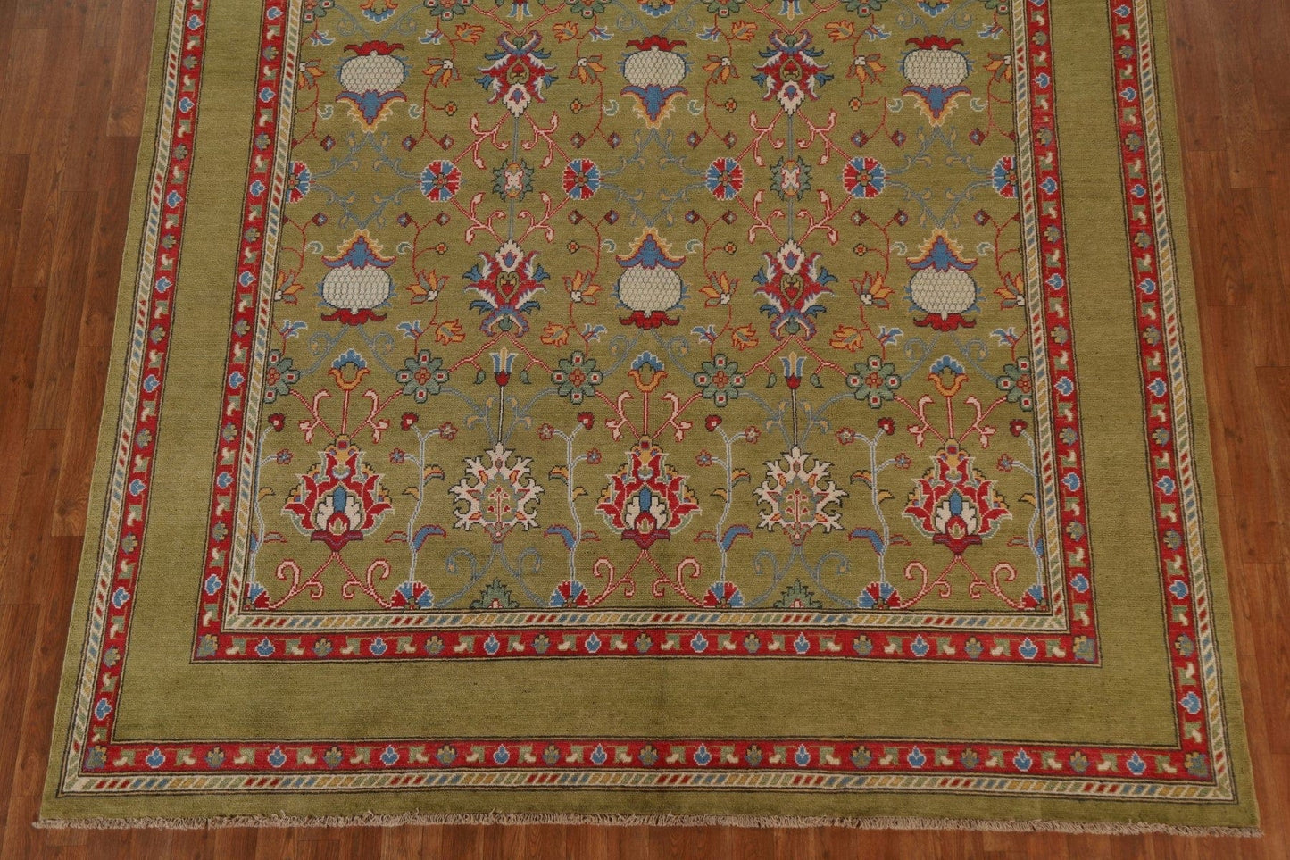 Vegetable Dye Kazak Oriental Area Rug 8x9