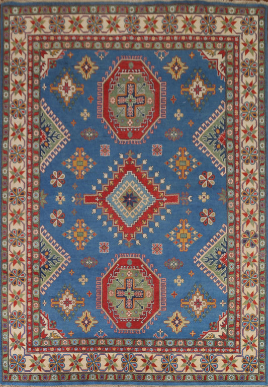 Vegetable Dye Kazak Oriental Area Rug 8x10