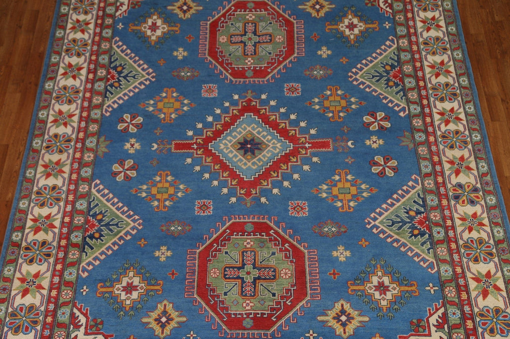 Vegetable Dye Kazak Oriental Area Rug 8x10