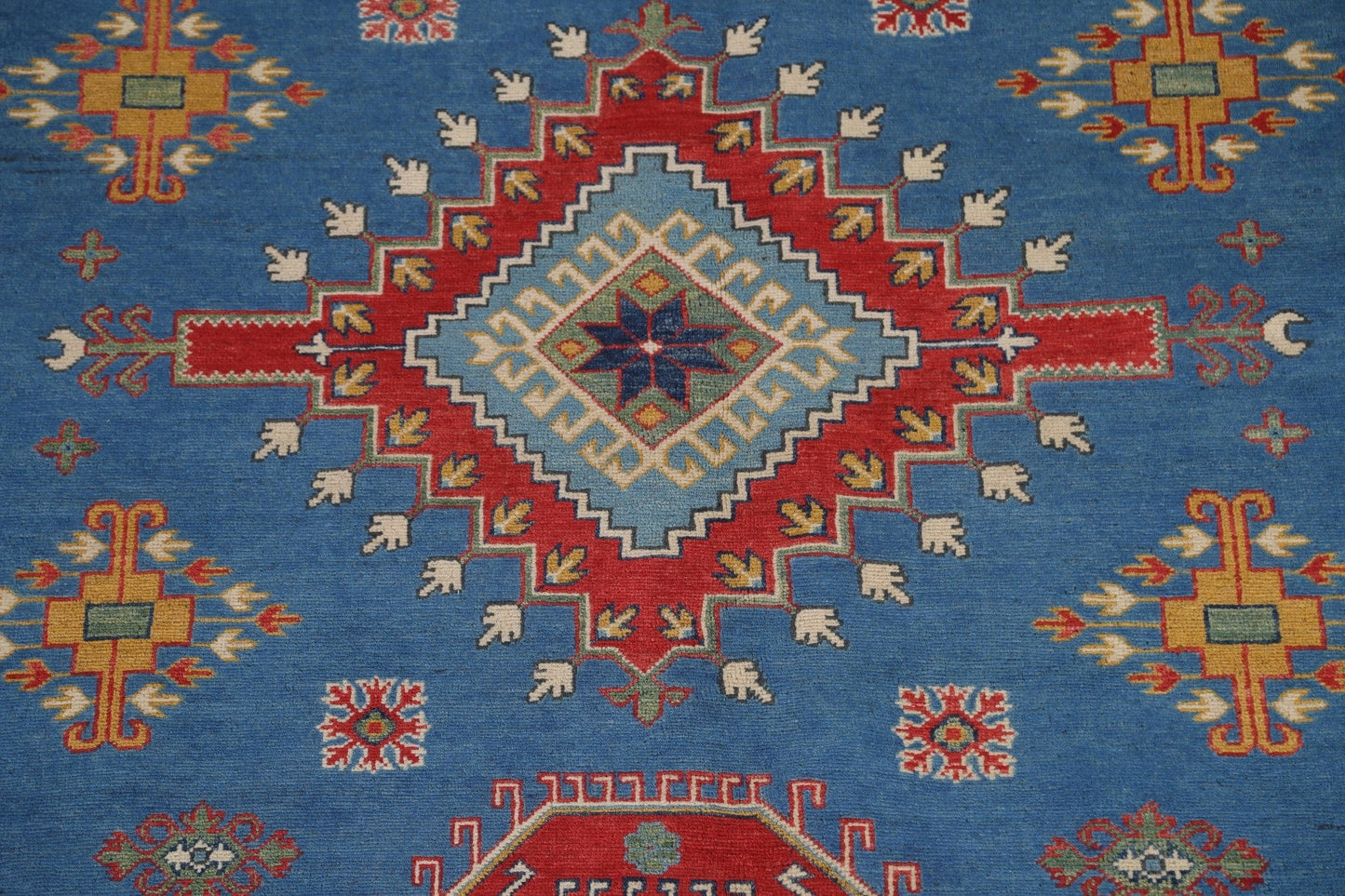 Vegetable Dye Kazak Oriental Area Rug 8x10