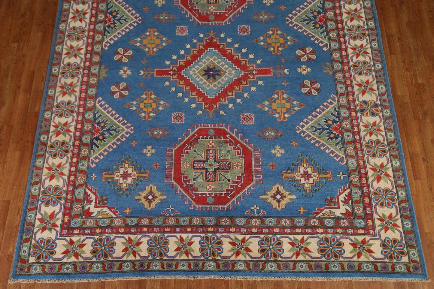 Vegetable Dye Kazak Oriental Area Rug 8x10