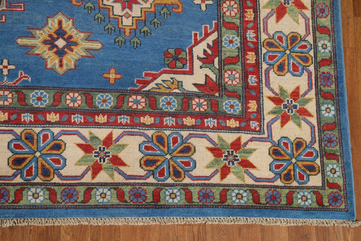 Vegetable Dye Kazak Oriental Area Rug 8x10