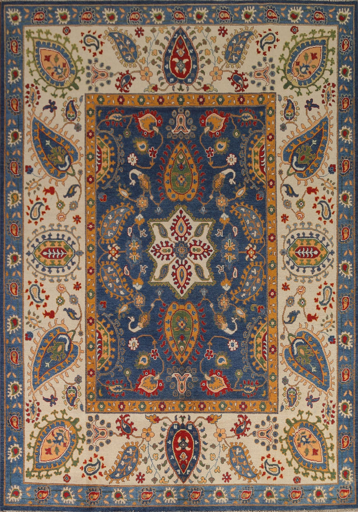 Vegetable Dye Kazak Oriental Area Rug 8x10