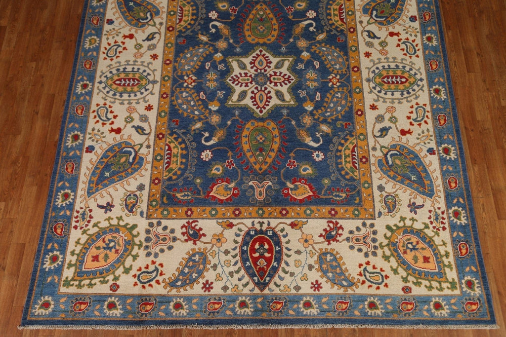 Vegetable Dye Kazak Oriental Area Rug 8x10