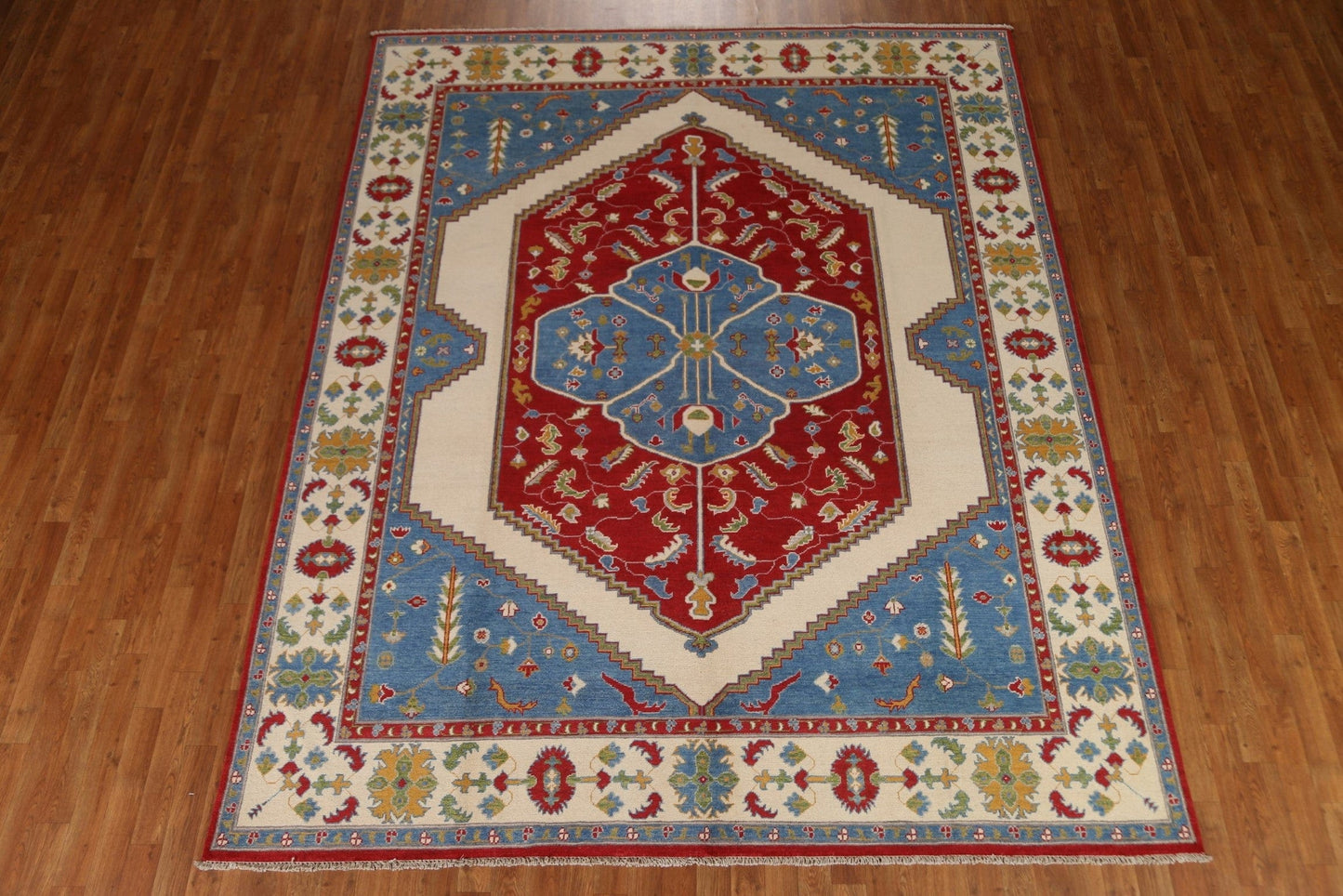 Vegetable Dye Kazak Oriental Area Rug 8x10