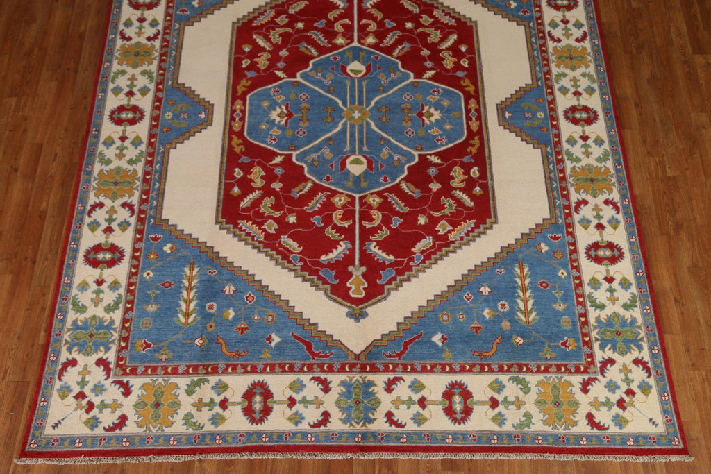 Vegetable Dye Kazak Oriental Area Rug 8x10