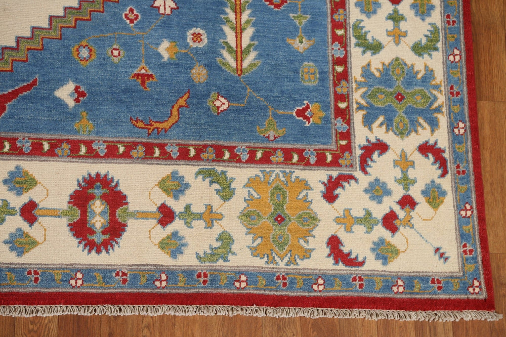 Vegetable Dye Kazak Oriental Area Rug 8x10