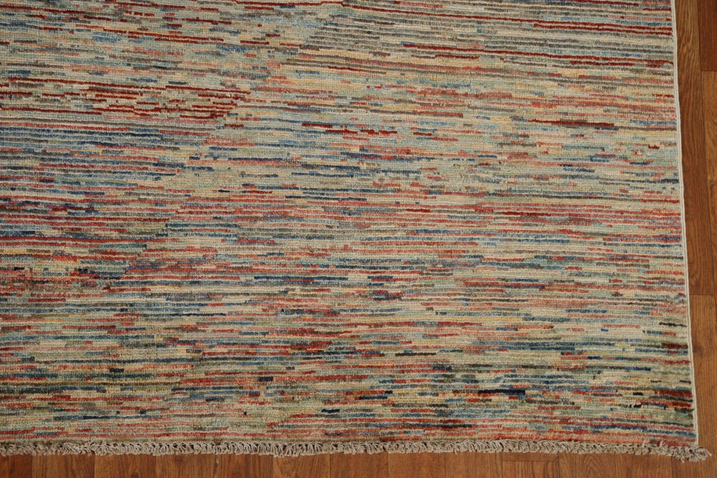 Striped Gabbeh Kashkoli Modern Area Rug 6x10