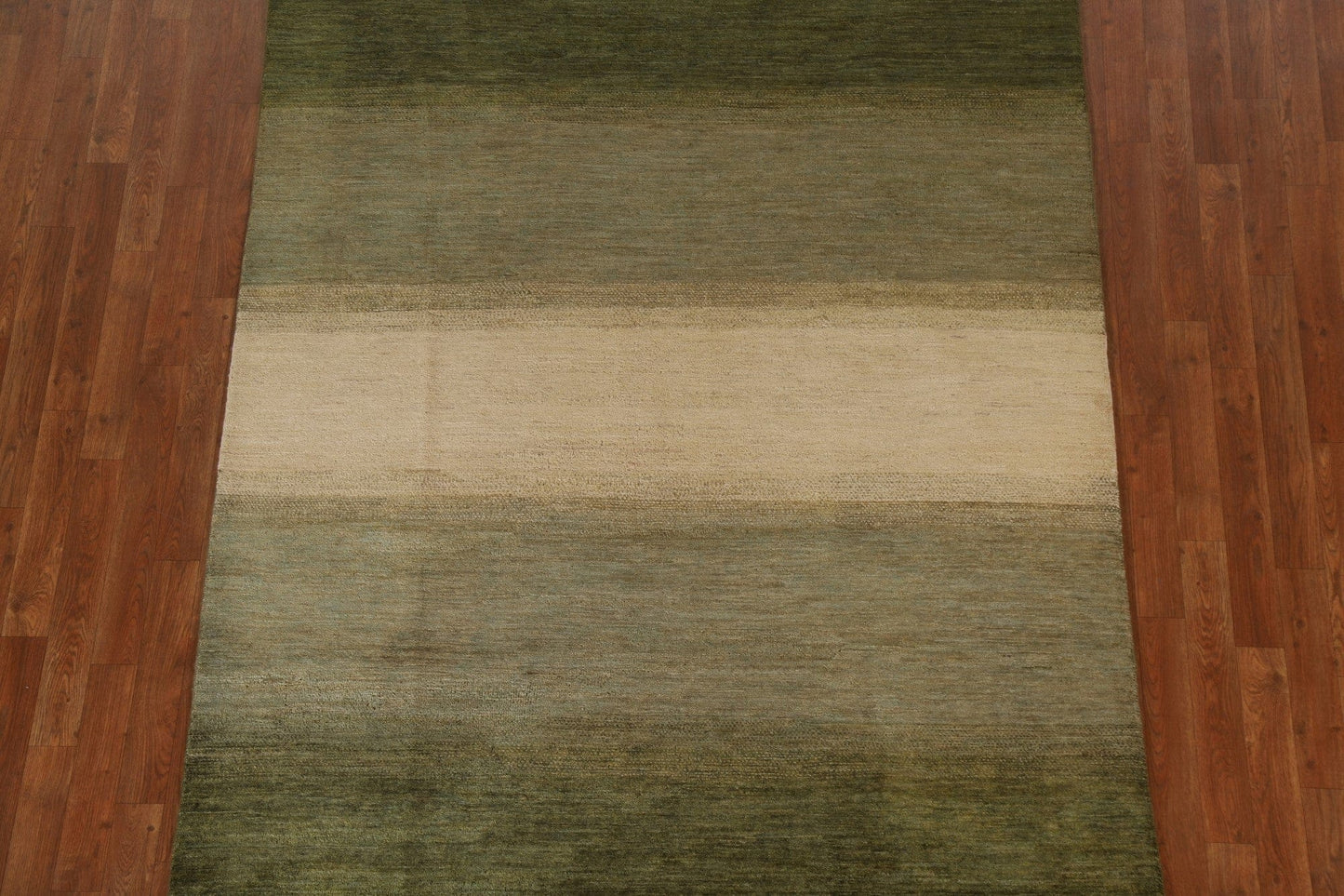 Green Gabbeh Kashkoli Wool Area Rug 6x8