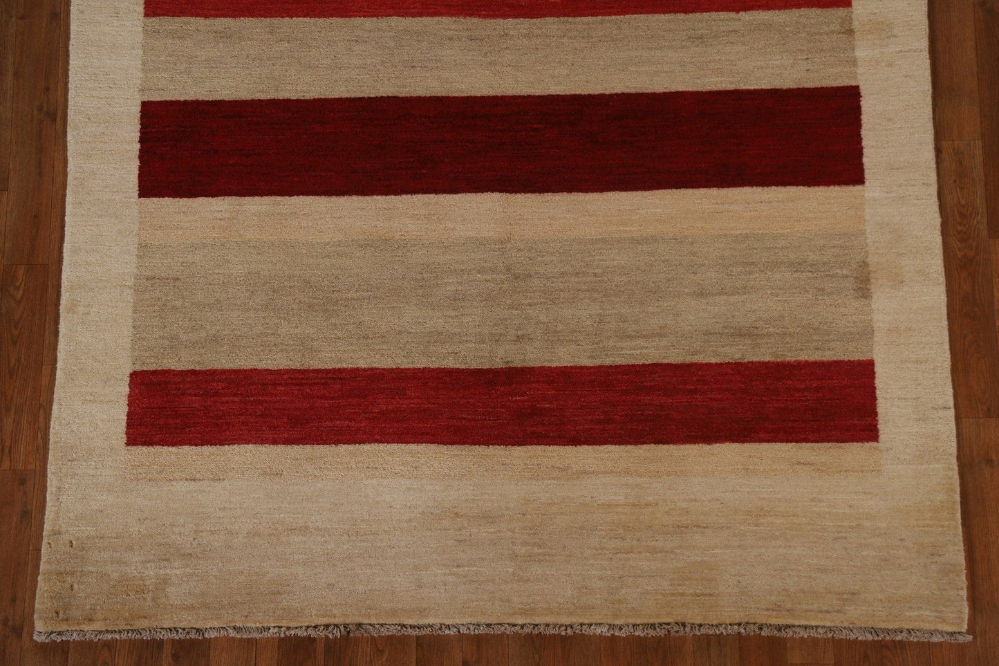 Striped Gabbeh Kashkoli Oriental Area Rug 6x8