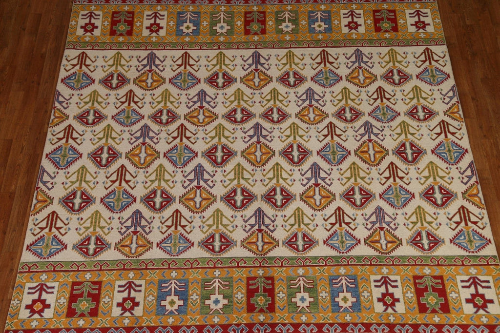 Vegetable Dye Kazak Oriental Area Rug 8x10