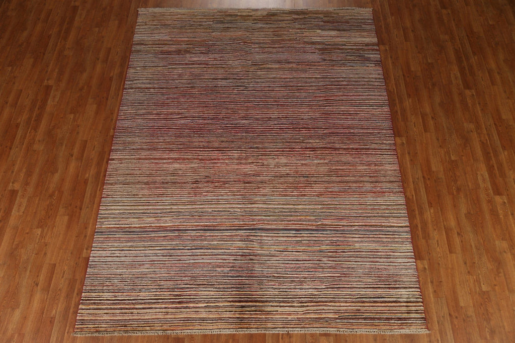 All-Over Gabbeh Kashkoli Oriental Area Rug 7x10