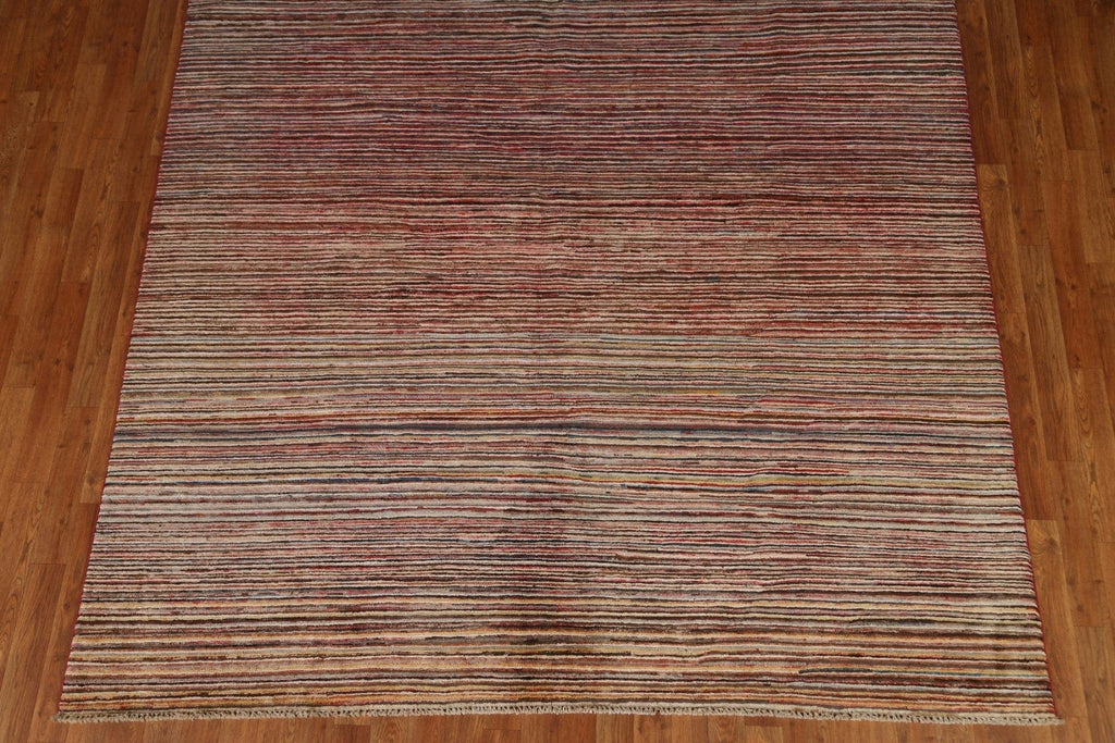 All-Over Gabbeh Kashkoli Oriental Area Rug 7x10