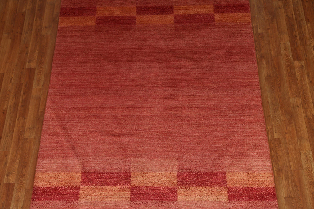 Contemporary Gabbeh Kashkoli Area Rug 6x8