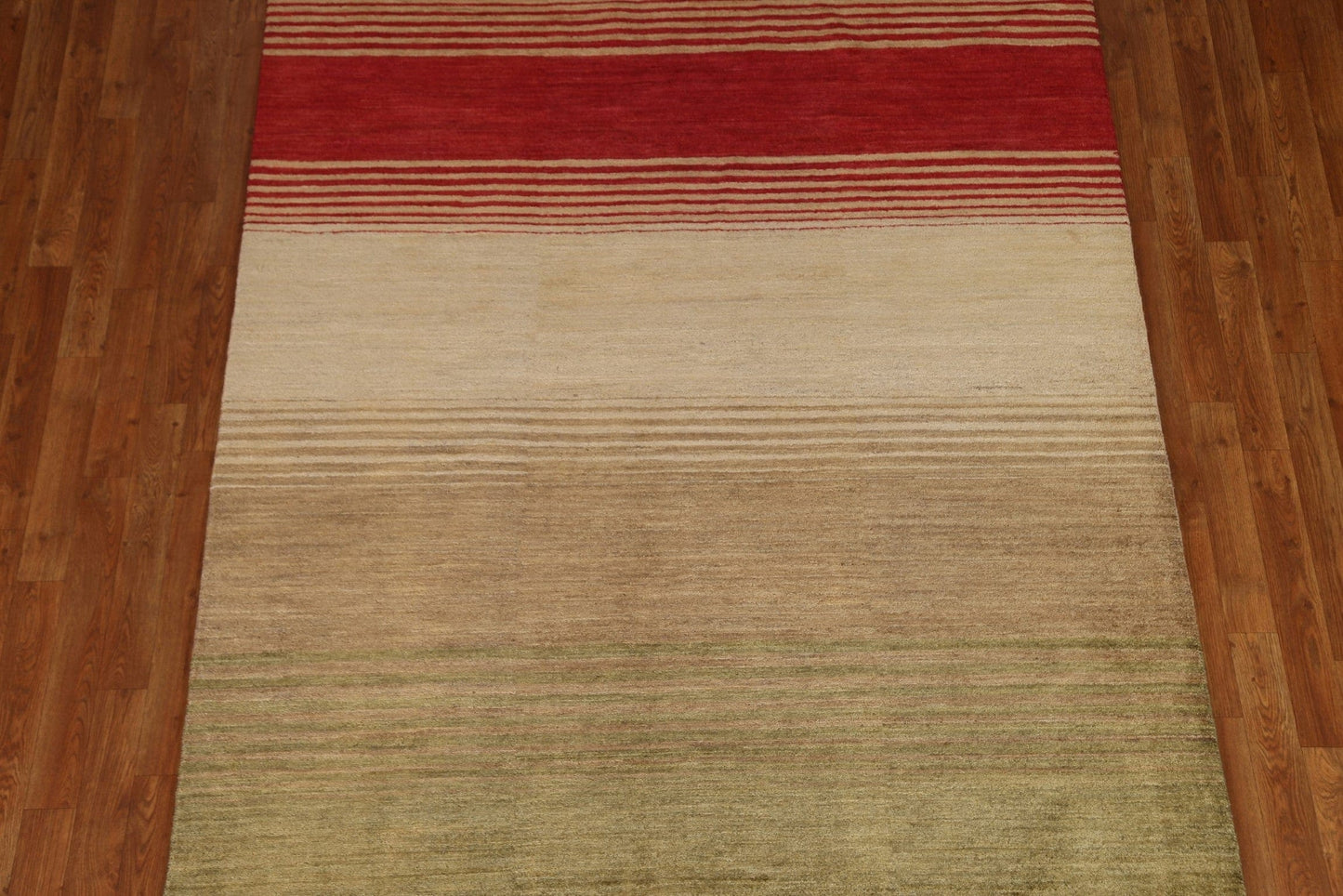 Striped Gabbeh Kashkoli Modern Area Rug 6x8