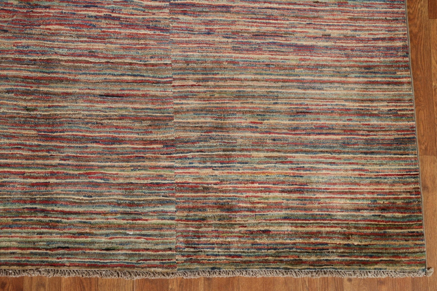 Striped Gabbeh Kashkoli Oriental Area Rug 6x8