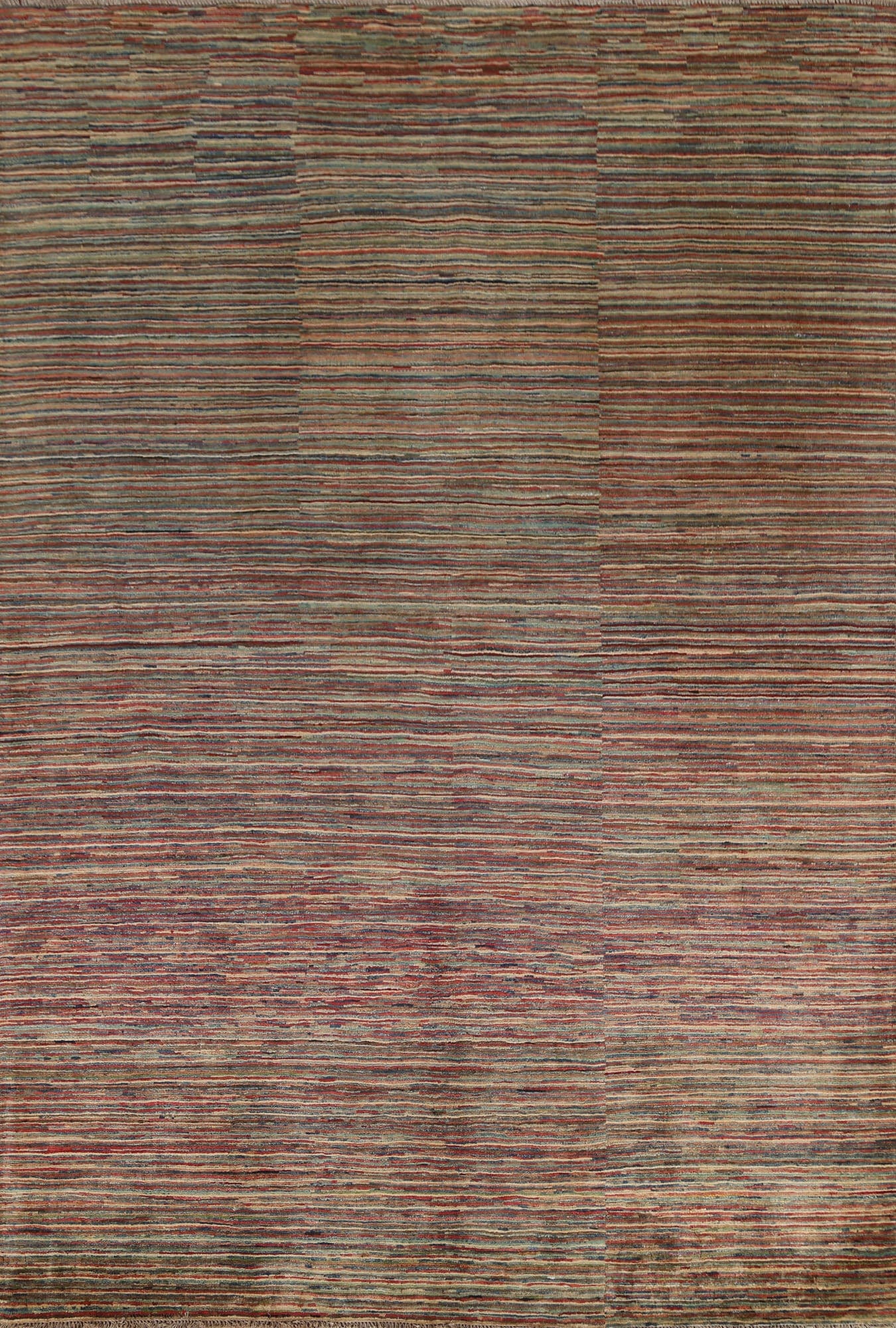 Striped Gabbeh Kashkoli Oriental Area Rug 6x8