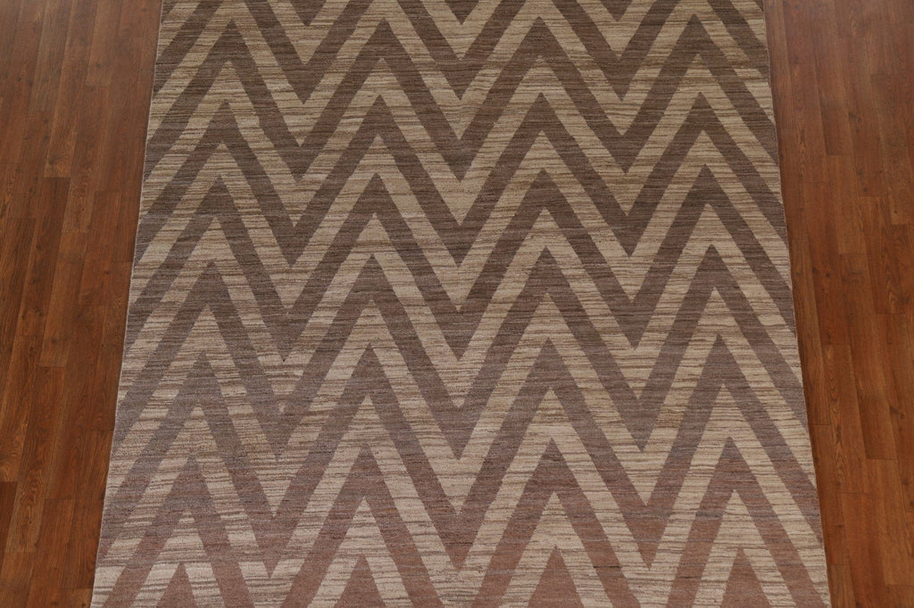 Chevron Gabbeh Kashkoli Oriental Area Rug 6x8