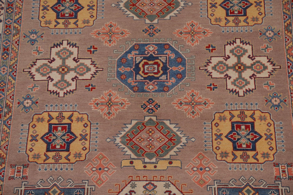 Geometric Kazak Vegetable Dye Area Rug 8x10