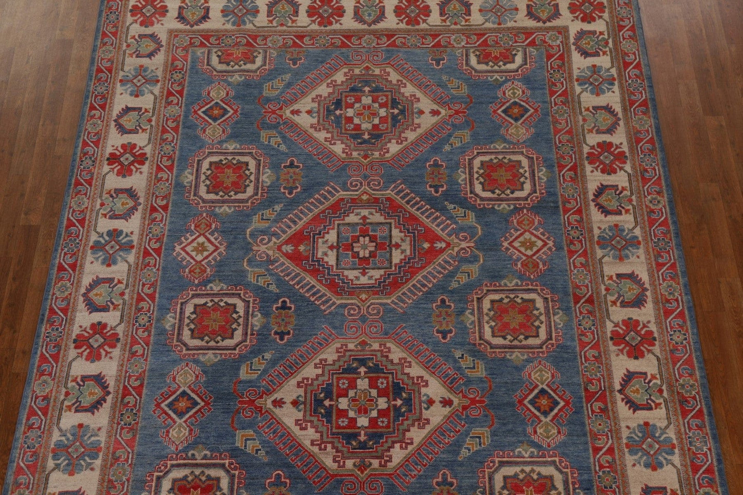 Vegetable Dye Kazak Oriental Area Rug 8x10