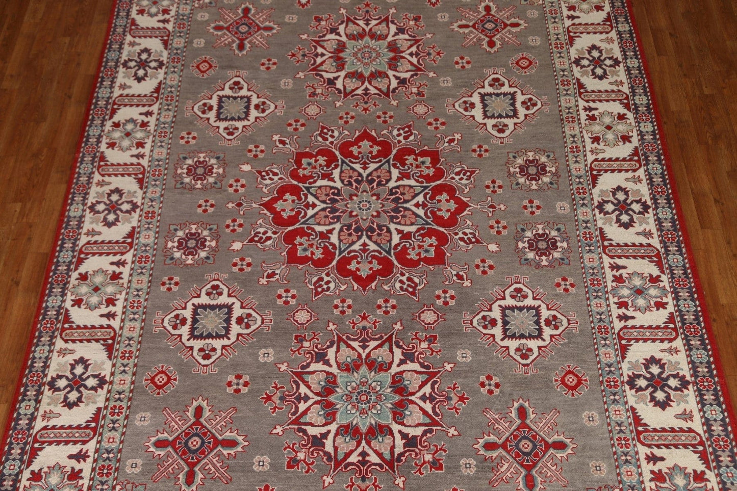 Vegetable Dye Kazak Oriental Area Rug 9x12